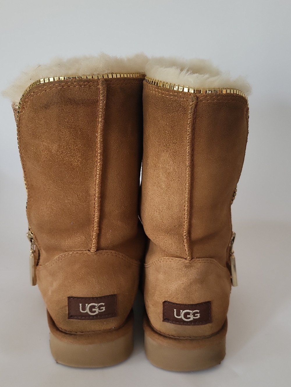 UGG Classic Zip Boot with Sequin Gusset, Water Resistant - Picture 4 of 7